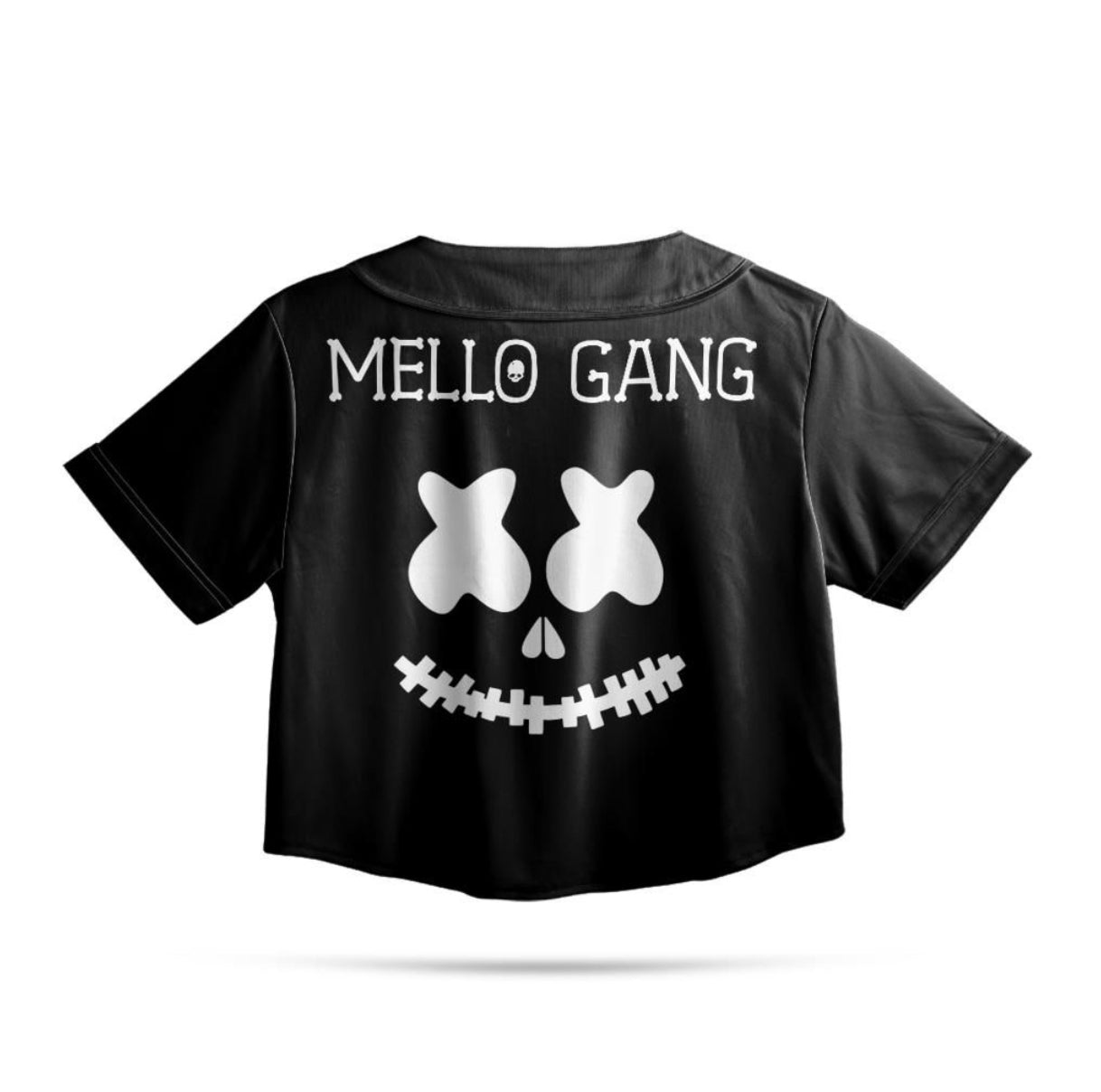 Marshmello Skeleton Crop Jersey (Black)