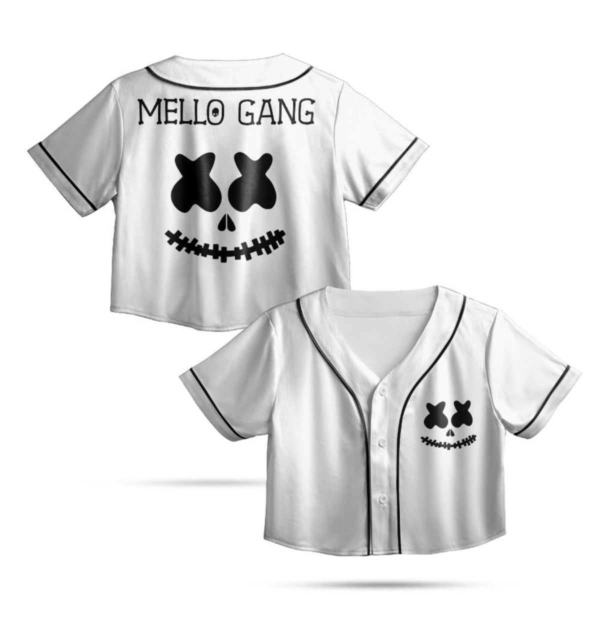 Marshmello Crop Jersey (White)