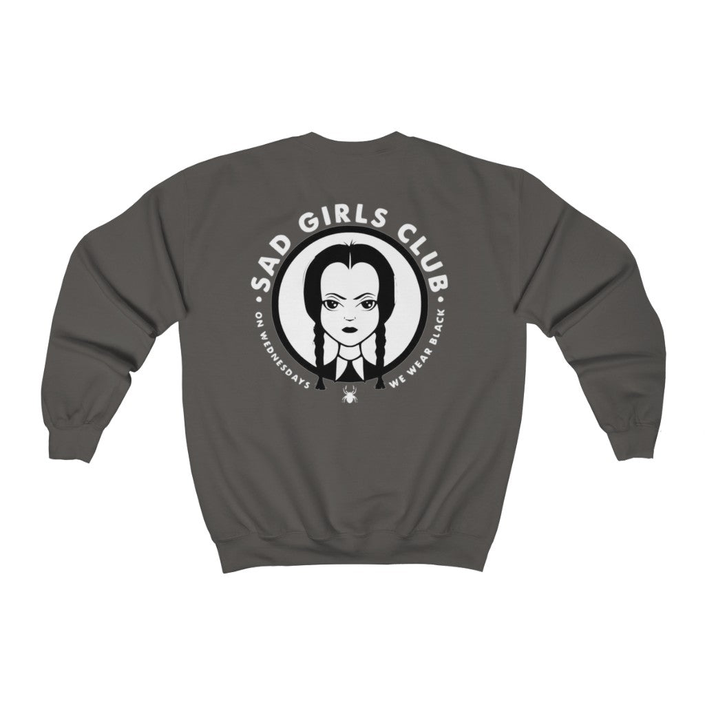 Sad Girls Club Crewneck (Multiple Colors, Large Back Logo)