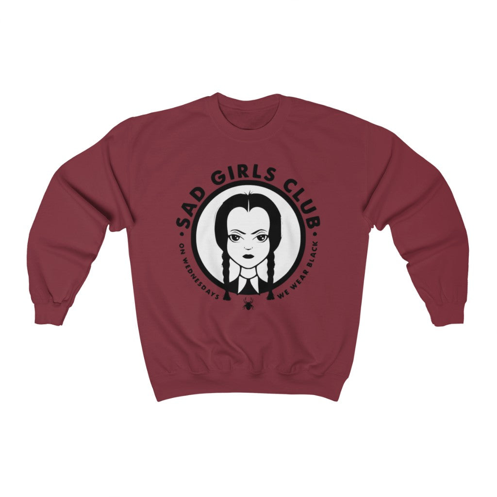 Sad Girls Club Crewneck (Multiple Colors, Large Front Logo Black Letters)