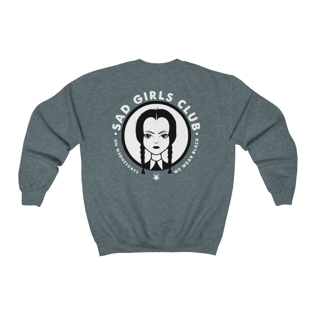 Sad Girls Club Crewneck (Multiple Colors, Large Back Logo)