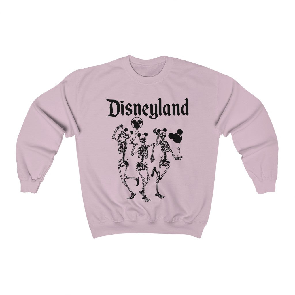 Dancing Skeletons Disneyland Crewneck Sweatshirt (Multiple Colors)