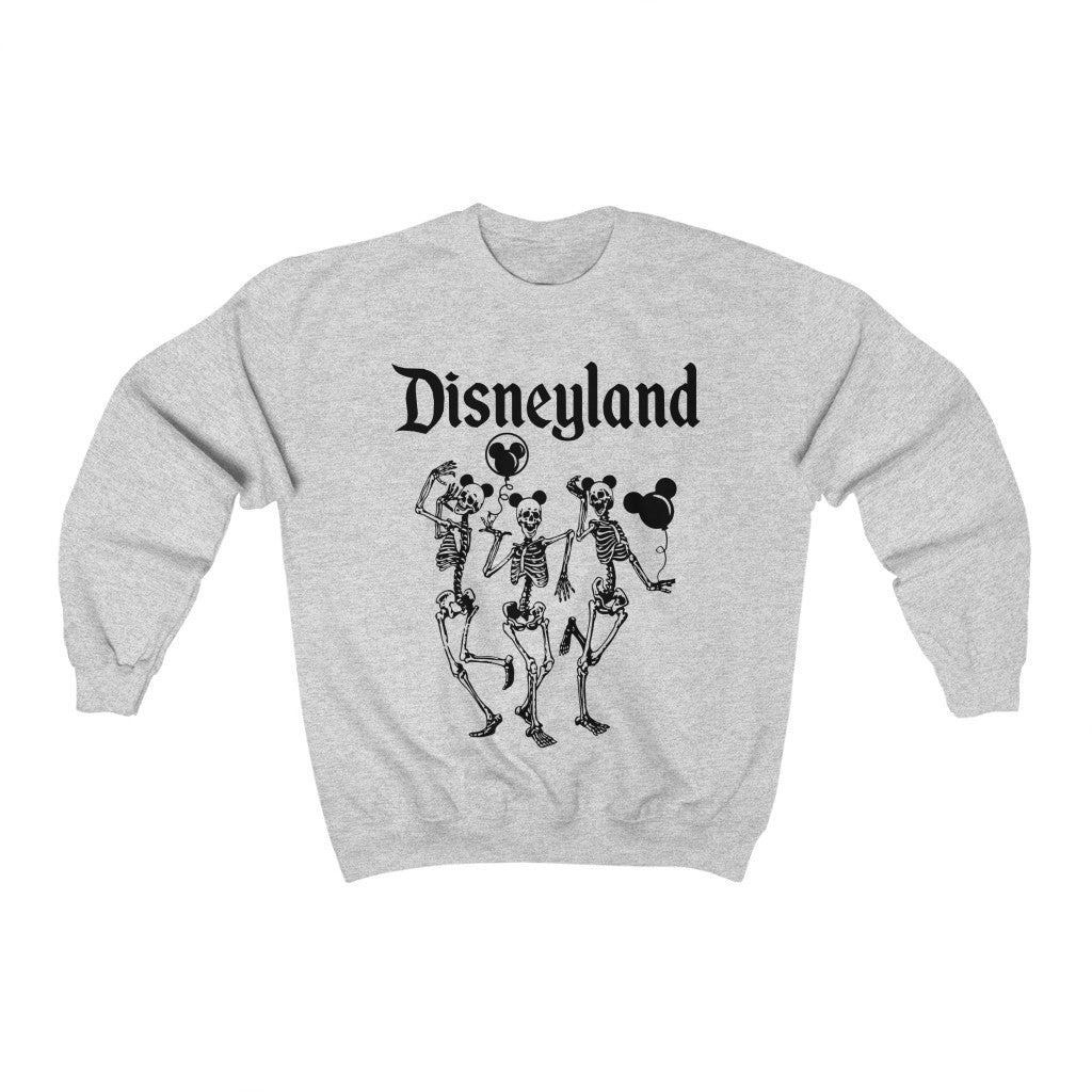 Dancing Skeletons Disneyland Crewneck Sweatshirt (Multiple Colors)