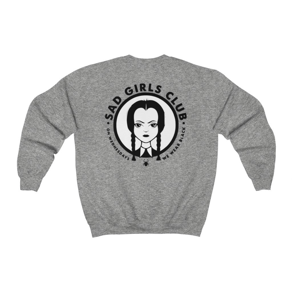 Sad Girls Club Crewneck (Multiple Colors, Large Back Logo Black Letters)