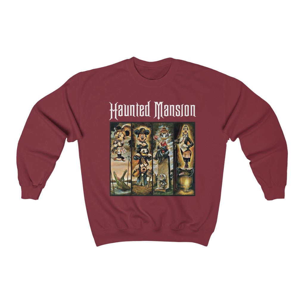 Mickey and Friends Haunted Mansion Crewneck (Multiple Colors)