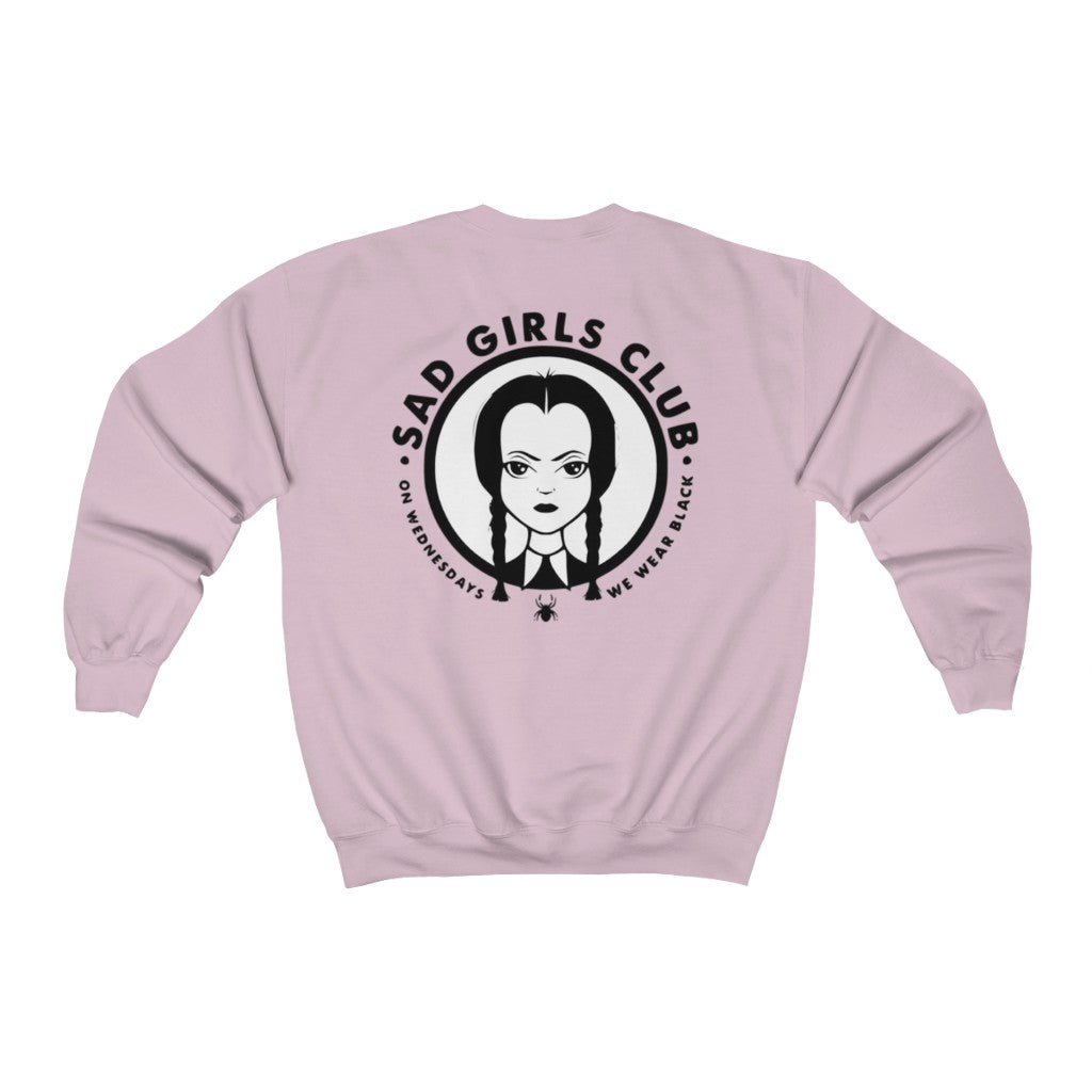 Sad Girls Club Crewneck (Multiple Colors, Large Back Logo Black Letters)