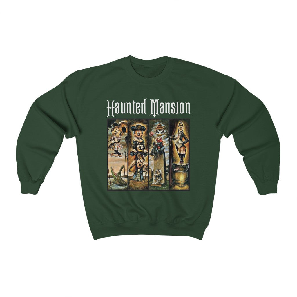 Mickey and Friends Haunted Mansion Crewneck (Multiple Colors)
