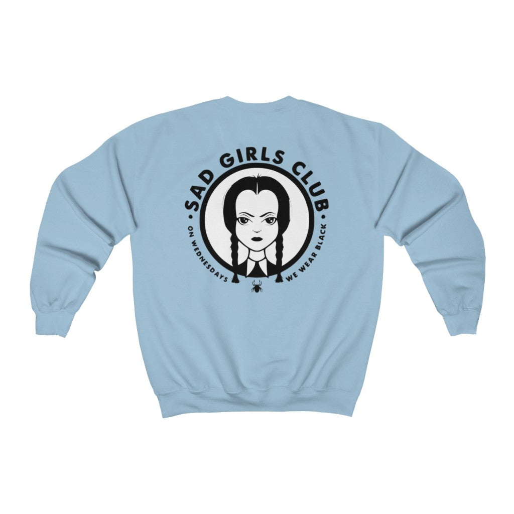 Sad Girls Club Crewneck (Multiple Colors, Large Back Logo Black Letters)