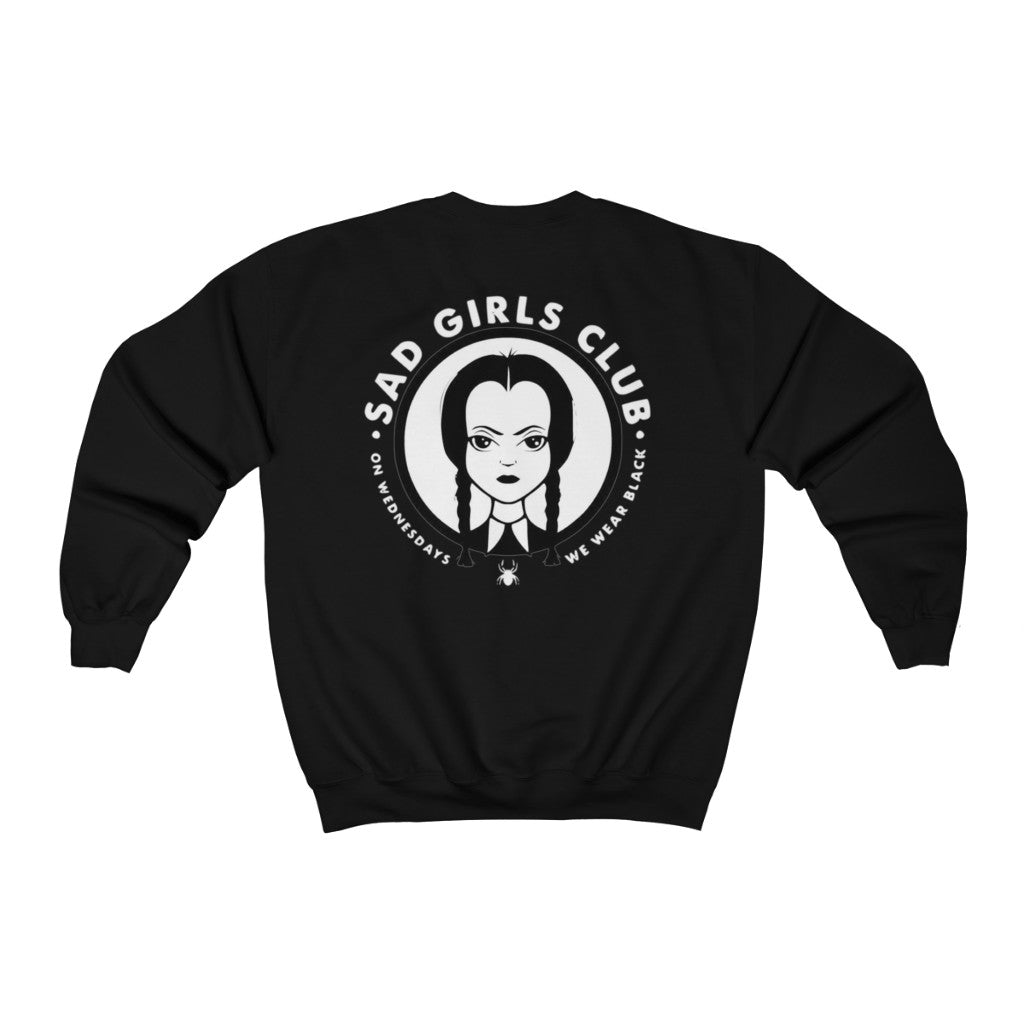 Sad Girls Club Crewneck (Multiple Colors, Large Back Logo)