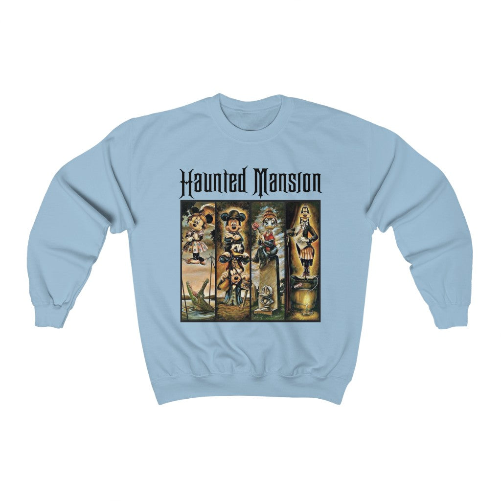 Mickey and Friends Haunted Mansion Crewneck (Multiple Colors)