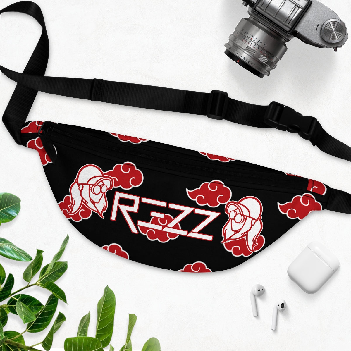 Rezz x Naruto Fanny Pack (White/Red)