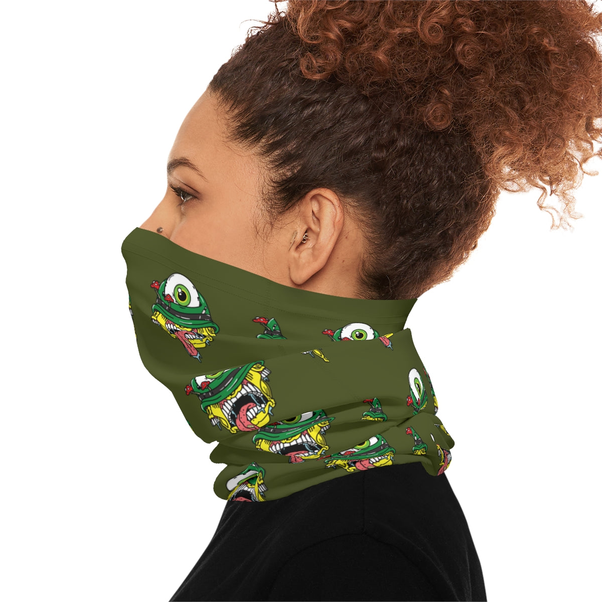 Subtronics Cyclops Army Gaiter Mask (Green)