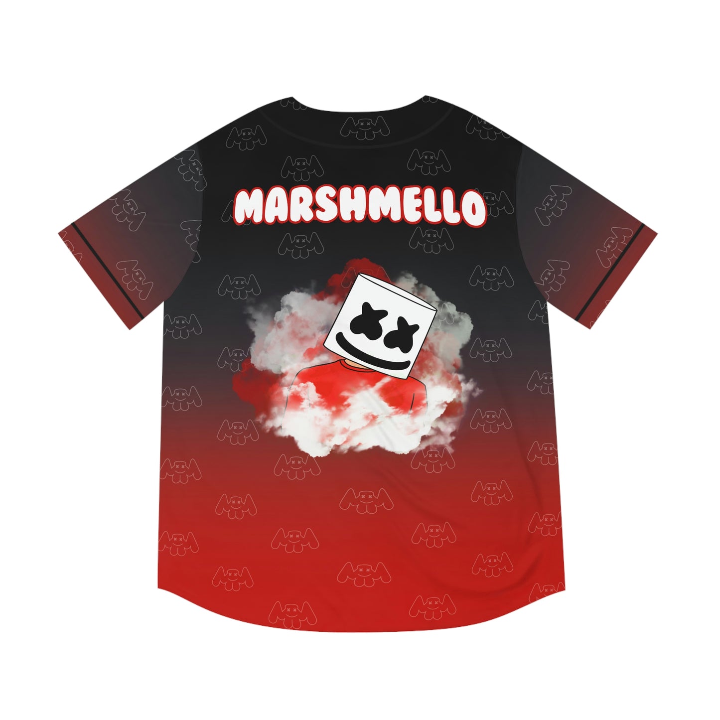 Marshmello Jersey (Black/Red Ombre)
