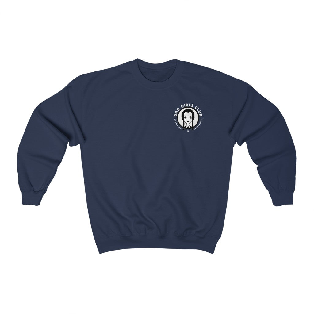 Sad Girls Club Crewneck (Multiple Colors, Large Back Logo)