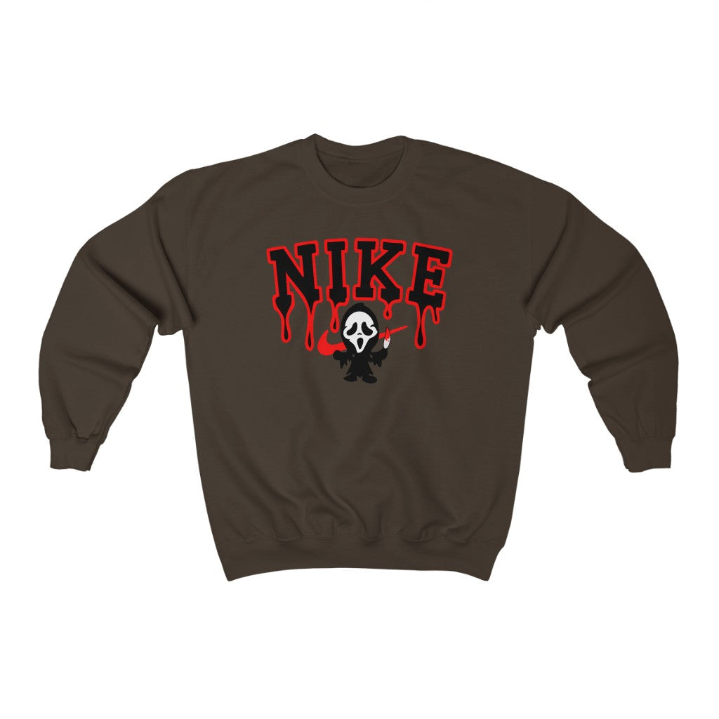 Ghostface Nike Crewneck (Multiple Colors, Black Writing)