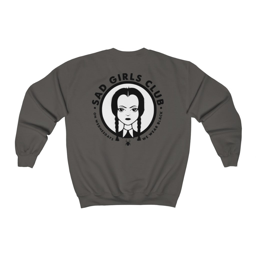 Sad Girls Club Crewneck (Multiple Colors, Large Back Logo Black Letters)