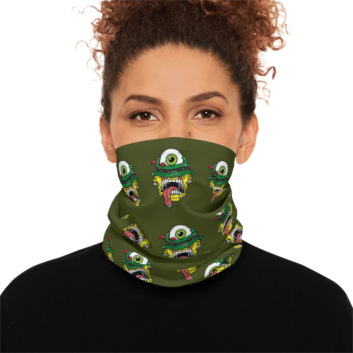 Subtronics Cyclops Army Gaiter Mask (Green)