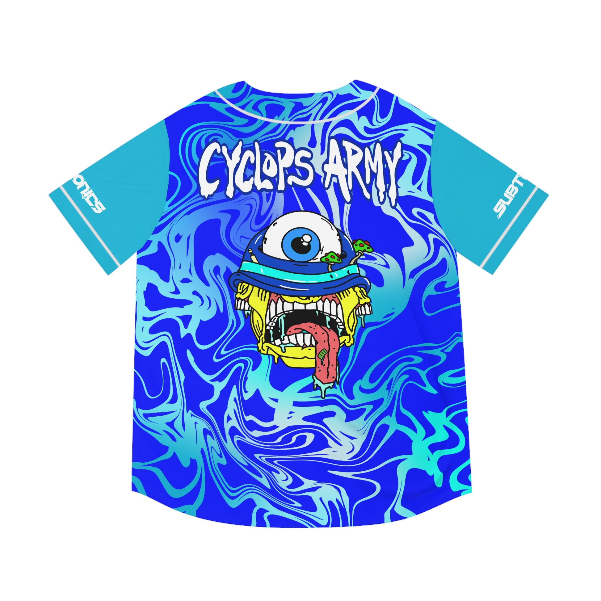 SUBTRONICS Cyclops Army Crop Top Jersey