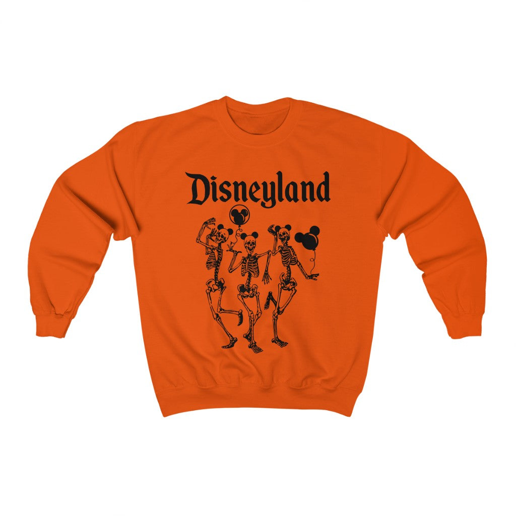 Dancing Skeletons Disneyland Crewneck Sweatshirt (Multiple Colors)