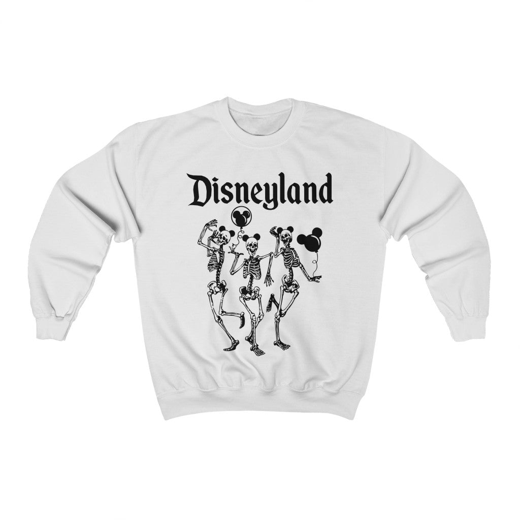 Dancing Skeletons Disneyland Crewneck Sweatshirt (Multiple Colors)