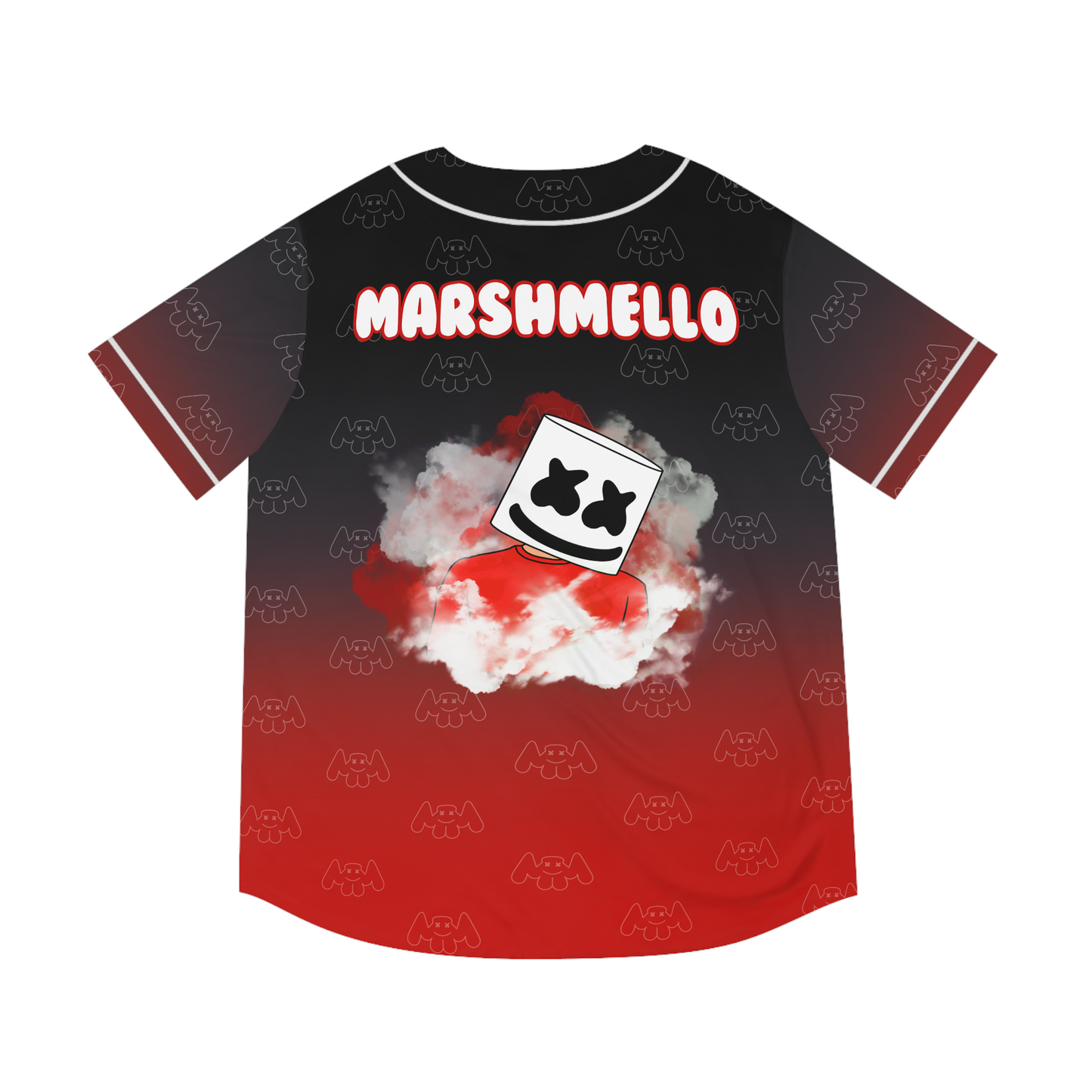 Marshmello Jersey (Black/Red Ombre)