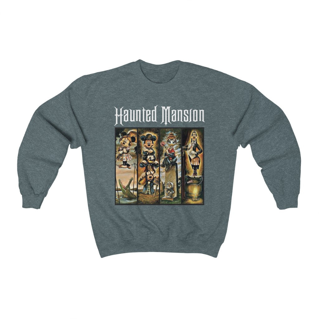 Mickey and Friends Haunted Mansion Crewneck (Multiple Colors)