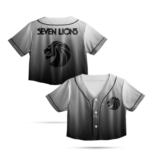 Seven Lions Crop Jersey (Grey/Black)