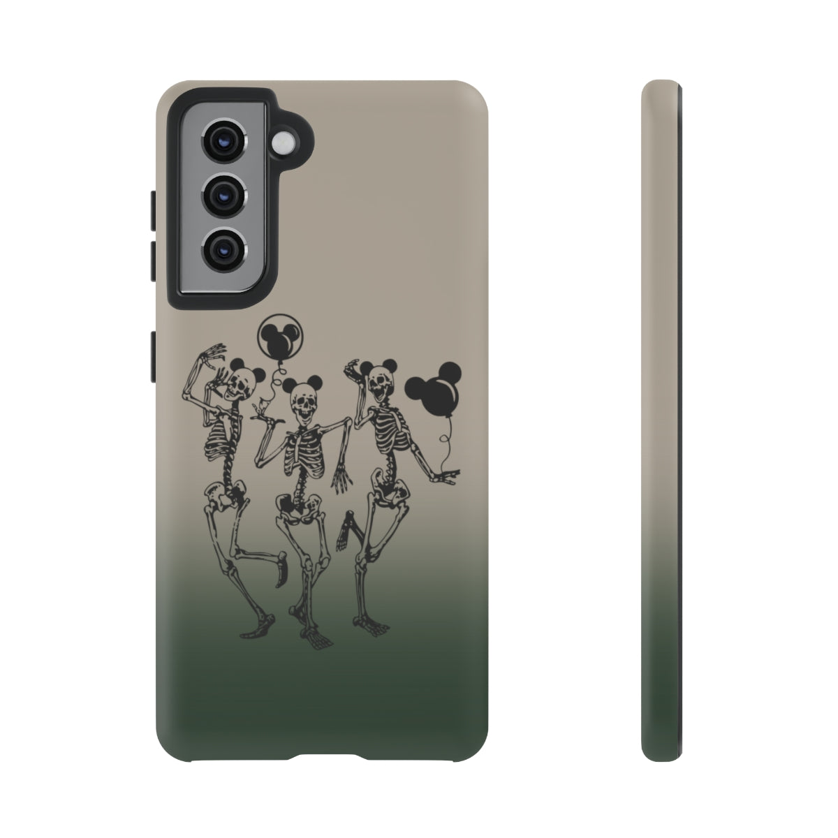 Dancing Skeletons With Ears Phone Case (Tough, Multiple Sizes)