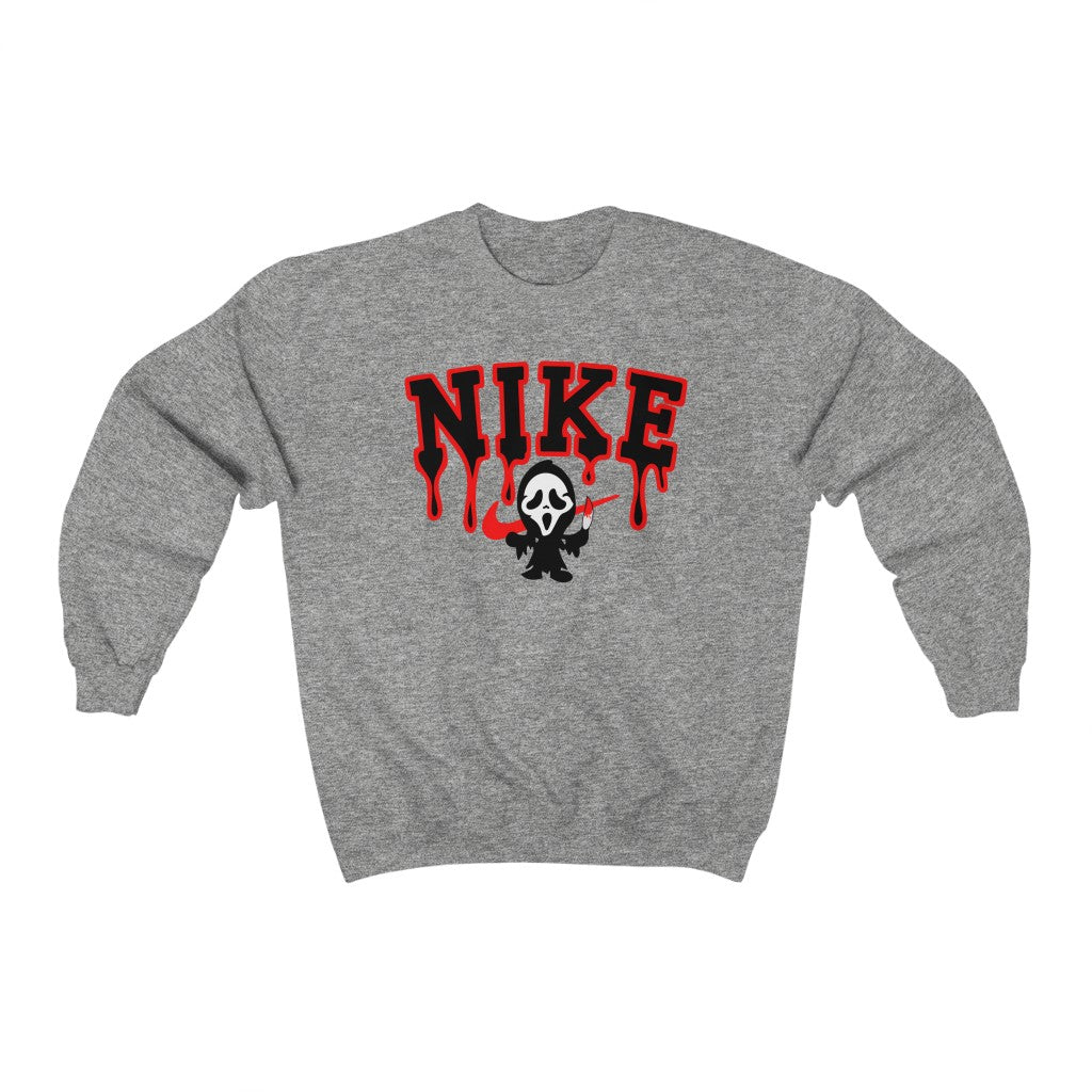 Nike jumper with online writing