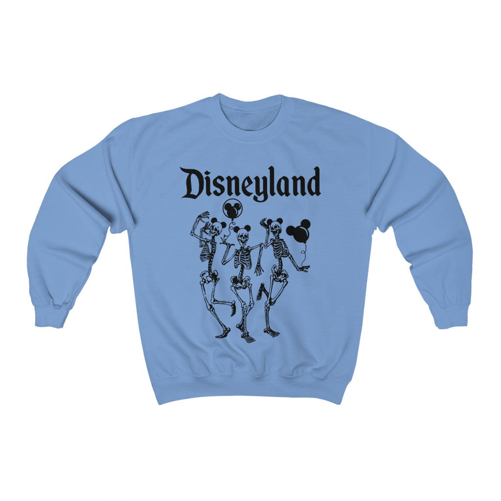 Dancing Skeletons Disneyland Crewneck Sweatshirt (Multiple Colors)